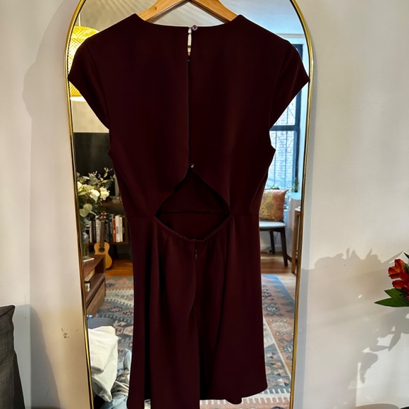 cut out swim dress Sea Green Adjustable Straps Cutout Ruched Knot Slit One Piece Dre Quinceanera Themes Burgundy Color:Dusty blue Farrow